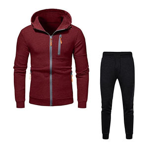 ชุดวอร์มสำหรับผู้ชายชุดกีฬาชุดฝึกวิ่งชุดทีมกีฬา - Product Image 4