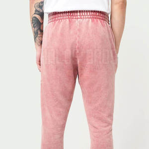 Los pantalones casuales de lavado ácido de algodón ligero más vendidos, logotipo personalizado, cintura media, patrón recto de alta calidad, uso para adultos - Product Image 5