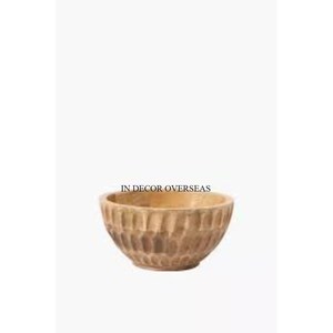 Forme irrégulière de qualité supérieure en bois fait ensemble de 2 bonbons et chocolats bol de service maison et hôtel Table centre de table fournitures - Product Image 3
