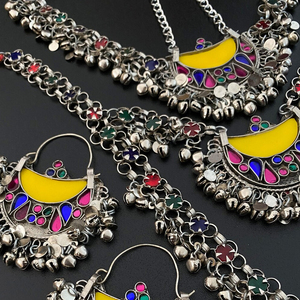 Conjuntos de joyas de estilo afgano en Moq bajo Oem fabrica precio al por mayor conjuntos de joyas a granel conjunto de joyas de calidad superior al por mayor - Product Image 3