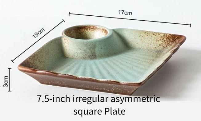 7.5" irregular square (asymmetric)