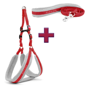 Pettorina di Lusso Semplice e Traspirante in Nylon e PU Imbottita per Cani e Gatti, Motivo Floreale, Taglia XL - Product Image 4