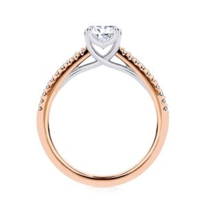 Radiant Cut Engagement <b>Ring</b> For Women - Product Image 4