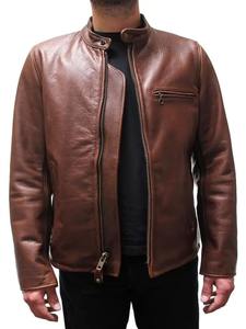 New Designs Breathable Customized <b>Slim</b> <b>Fit</b> Leather <b>Men</b> <b>Jacket</b> Black Casual Cotton Body OEM <b>Men's</b> Black Leather <b>jacket</b> for <b>men</b> - Product Image 5