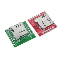Module GPRS GSM SIM800L SIM800C WAVGAT le plus petit, carte Micro SIM, carte mère, quadri-bande, port série TTL, module SMS Sim800c