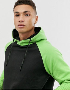 Uso al aire libre Ropa de moda Hombres Sudaderas con capucha Ropa casual Uso de invierno Sudaderas con capucha Calidad Premium Sudadera con capucha de dos colores en contraste para hombres - Product Image 3