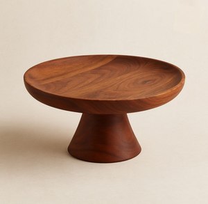 Soporte para Tartas de Madera Natural de Primera Calidad, Estilo Moderno, Bandeja para Tartas y Pasteles, Decoración para Té, Soporte para Cupcakes al Mejor Precio - Product Image 1