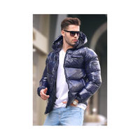 Nouveaux Manteaux Tendance pour Homme 100% Polyester et Manteaux Chauds Disponibles en Haute Qualité