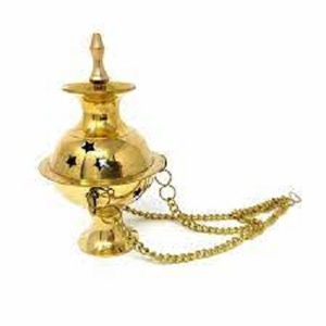 American Exquisite Custom Ceramic <b>Incense</b> <b>Stick</b> <b>Holder</b> Luxury Portable Home Aromatherapy Burner with Metal Packaged in Carton - Product Image 3