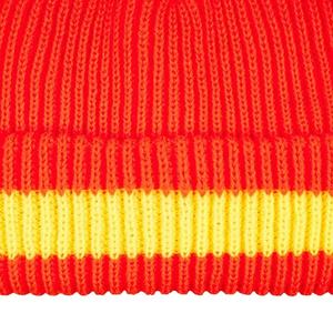 Bonnets en laine unis imperméables personnalisés, prix de gros, vêtements d'hiver de rue, chauds, unisexes, service OEM, bonnet en laine jacquard - Product Image 3