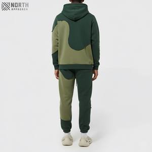 ชุดวอร์ม2ชิ้นสำหรับผู้ชายชุดออกกำลังกายกางเกงเล่นยิมพิมพ์ลายกราฟิก3D ขนาดใหญ่โลโก้ตามสั่งแนวไฮสตรีท - Product Image 2