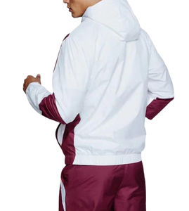 Ensemble coupe-vent deux pièces en polyester et nylon avec fermeture éclair sur mesure pour hommes survêtements respirants pour hommes 2026 - Product Image 2