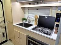 Vente exclusive : Mini-caravane pop-up moderne 4x4, capacité 6 personnes, légère, en acier inoxydable, étanche, indépendante