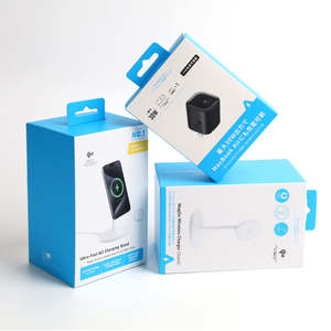 Custom Magnetic Closure Charger <b>Box</b> UL Certified <b>Drop</b>-Proof Design with Clear Window for Charger & Cable Packaging - Product Image 3