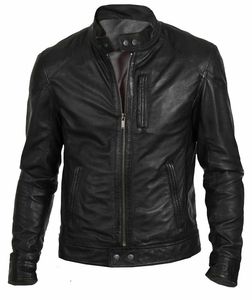 Design personnalisé Vente en gros Veste en cuir mode personnalisée de haute qualité Veste en cuir pour hommes - Product Image 3