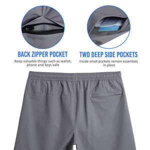 High Quality Custom Men's Gym Shorts for Summer Workout Wholesale <b>Jogger</b> Gym Shorts Casual Solid Pattern <b>Cheap</b> Price - Product Image 4