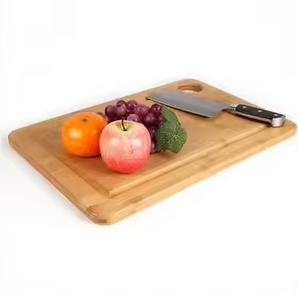 Planche à découper rectangulaire en bambou de qualité alimentaire Vente en gros - Product Image 2