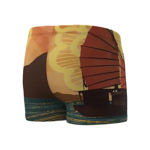 Shorts de natación competitivos para hombre Sunset by the Bay - Product Image 2