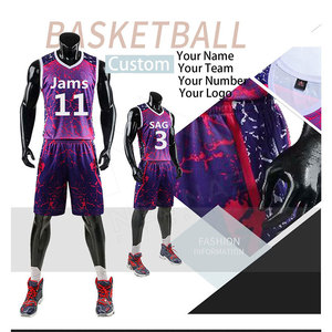 Ropa deportiva de baloncesto de poliéster duradero personalizable, uniforme transpirable y de talla grande, última ropa de equipo para deportes - Product Image 4