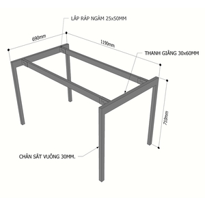 Escritorio para Computadora Slean HCSL006 System 120x70cm con Estructura de Acero para Fácil Montaje - Product Image 4