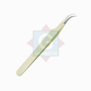 แหนบถอนขนตาแบบมืออาชีพแหนบต่อขนตาสแตนเลสพร้อมฉลากส่วนตัว - Product Image 2