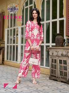 Exclusif Radhika Lifestyle Femmes Coton Lourd Imprimé Séchage Rapide Casual Co-Ord Ensembles pour les Fêtes d'été Disponibles En Gros - Product Image 4