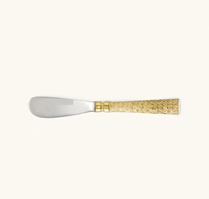 Cuchillo de mantequilla Juego de cuchillos de latón hechos a mano Mango de hojas Juego de cubiertos Artesanías Diseño superior Cuchillo de mantequilla de latón - Product Image 3