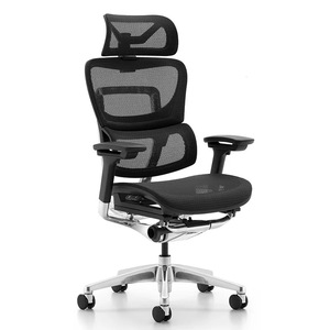 Silla Ergonómica Fly Pro Lift, Diseño Moderno, Altura Ajustable, Reposacabezas Ajustable Cromado, con Función de Masaje, para Dormitorio - Product Image 1