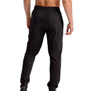 Pantalon de survêtement décontracté pour homme, léger, taille haute, avec cordon de serrage, uni, ample, imprimé logo, surdimensionné - Product Image 2