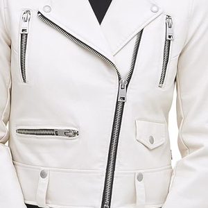 แจ็กเก็ตหนังวัวสีขาวสำหรับผู้ชาย2026แจ็กเก็ตหนังวัวสีขาวแบบคลาสสิก - Product Image 6