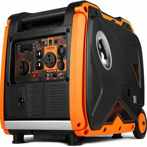 Générateur onduleur portable EU3000iS 3000 Watts, double, super silencieux, compatible camping-car, démarrage automatique, étanche, arrêt automatique du carburant, surveillance CO, noir - Product Image 1