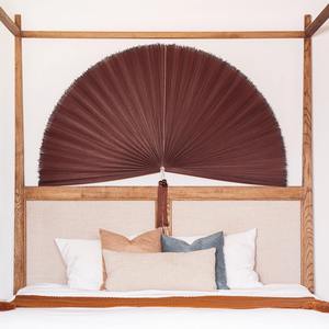 Ventilateur mural pliant en bambou naturel Extra Large fait à la main Design traditionnel Décoration de la maison King Craft du Vietnam - Product Image 2