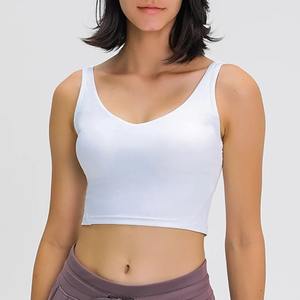 Premium Spandex Nylon respirant soutien-gorge nouveau décontracté uni femmes soutien-gorge 2025 élégant femmes sport soutien-gorge - Product Image 5