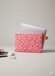 Étui pour ordinateur portable en tissu de coton écologique, élégant et fonctionnel, avec fermeture éclair, durable, simple, 5 mm - Product Image 3