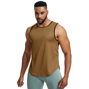 <b>Men's</b> Quick Dry Tank Tops Loose Sleeveless Beach <b>Swim</b> <b>Shirts</b> for Gym Fitness Casual Workout Knitted Weaving - Product Image 3