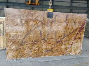 แผ่นหินอ่อนป่าทองคำขัดพื้นผิวหินรูปแบบขนาดใหญ่ - Product Image 5