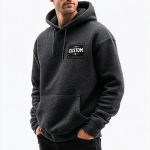 Sweat à capuche pour homme imprimé à l'écran, nouveau sweat à capuche en coton mélangé délavé à l'acide pour l'hiver, vente en ligne, basiques, service OEM, design pour homme - Product Image 3