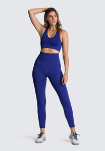 Pantalones de yoga personalizados y Sujetador deportivo banda personalizada hecha a medida mujeres Fitness OEM personalizado Spandex Anti Logo estilo tiempo de entrega - Product Image 2