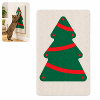 Tapis à gratter décoratif pour chat en gros, panneau mural en carton haute densité avec bords renforcés et trois options de motifs