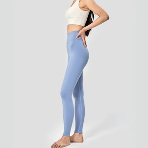 Leggings de yoga pour femmes, taille haute, sans couture, pantalons de sport, vêtements de fitness, salle de sport, extensible, contrôle du ventre, leggings de sport anti-squat - Product Image 1