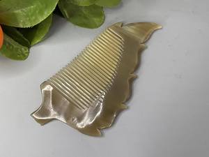 AALIYAN IMPEX, peine de cuerno de búfalo Natural personalizado de alta calidad, herramienta de estilismo de salón hecha a mano al mejor precio - Product Image 5