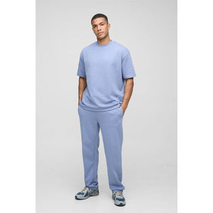 Conjunto Deportivo Transpirable de 2 Piezas con Logotipo Personalizado para Gimnasio y Fitness para Hombre - Product Image 4