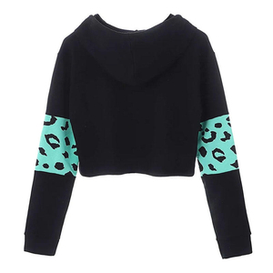 Women's 100% Cotton <b>Hoodies</b> High Quality Anti-Pilling Cropped Breathable Plus Size <b>for</b> <b>Teenagers</b> in Summer - Product Image 2