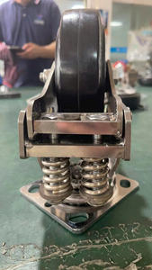 Vente en gros de roues pivotantes robustes en aluminium nouvel amortisseur en caoutchouc pour pièces d'équipement de manutention - Product Image 4