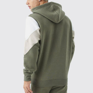 Sweat à capuche en coton uni lourd de haute qualité, unisexe surdimensionné personnalisé pour hommes, grande taille, coupe-vent en polaire pour hommes - Product Image 2