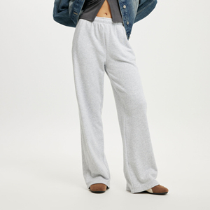 Pantalones Deportivos de Mujer para Invierno, de Felpa, con Cintura Elástica y Pierna Ancha, de Poliéster-Algodón de 300 g/m² - Product Image 3