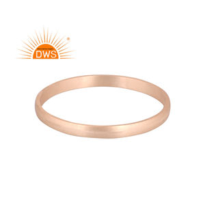 กำไลชุบทองสีโรสโกลด์สเตอริ่งเครื่องประดับชั้นดีสำหรับเป็นของขวัญสำหรับผู้หญิงของขวัญสำหรับผู้หญิงสำหรับผู้หญิง - Product Image 1