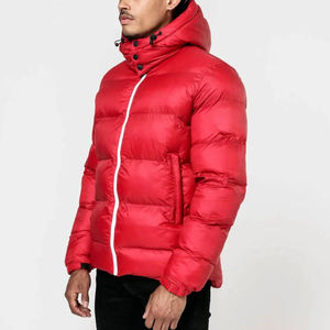 Chaquetas de exterior para hombre de alta calidad, recién llegado, diseño personalizado, resistente al agua, secado rápido, fino, con capucha, tela de lona acolchada - Product Image 2