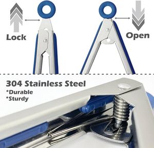 Penjepit Dapur Anti Lengket 12-Inci dengan Gagang Stainless Steel Tahan Panas dan Ujung Silikon Food Grade untuk BBQ dan Menyajikan Salad - Product Image 2