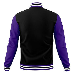 Chaqueta Universitaria para Hombre con Parche Bordado Personalizado de Chenilla, Chaqueta Varsity Oversize con Letras - Product Image 3